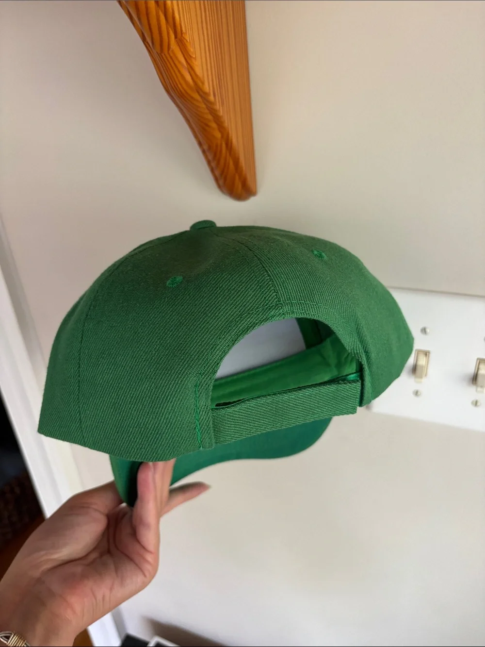 Plain grey adjustable baseball hat